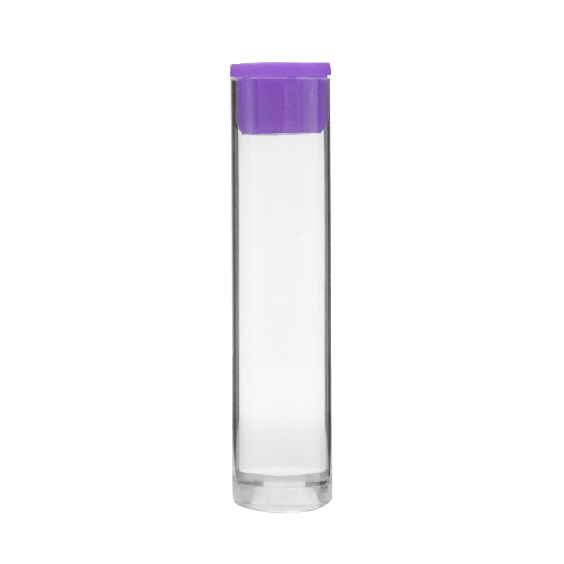 Purple Plastic Tubes for Premium Vape Cartridges 13mm x 75mm