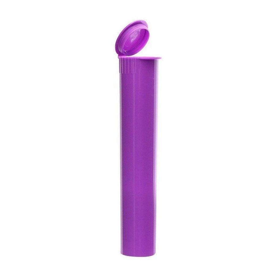 Purple / Single Unit (Less Than Box Qty) Squeeze Top Child-Resistant Pre-Roll Tube | 94 mm