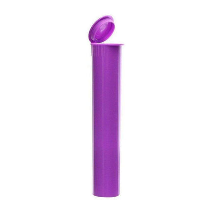 Purple / Single Unit (Less Than Box Qty) Squeeze Top Child-Resistant Pre-Roll Tube | 94 mm