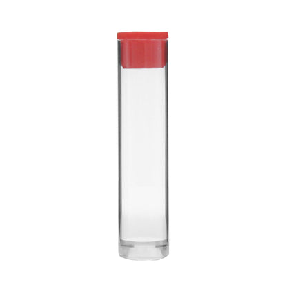 Red Plastic Tubes for Premium Vape Cartridges 13mm x 75mm