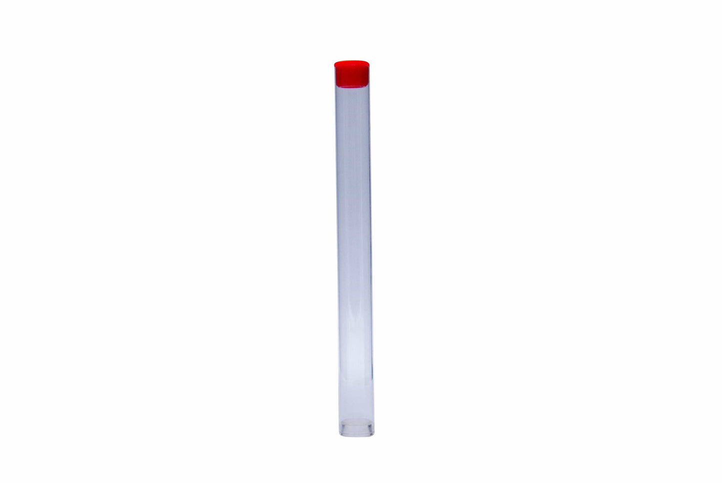 Red Plastic Tubes for Vape Cartridges 13mm x 138mm