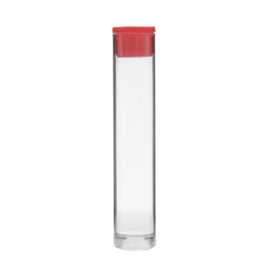 Red / Single Unit (Less Than Box Qty) Plastic Tubes for Cartridges 13mm x 85mm