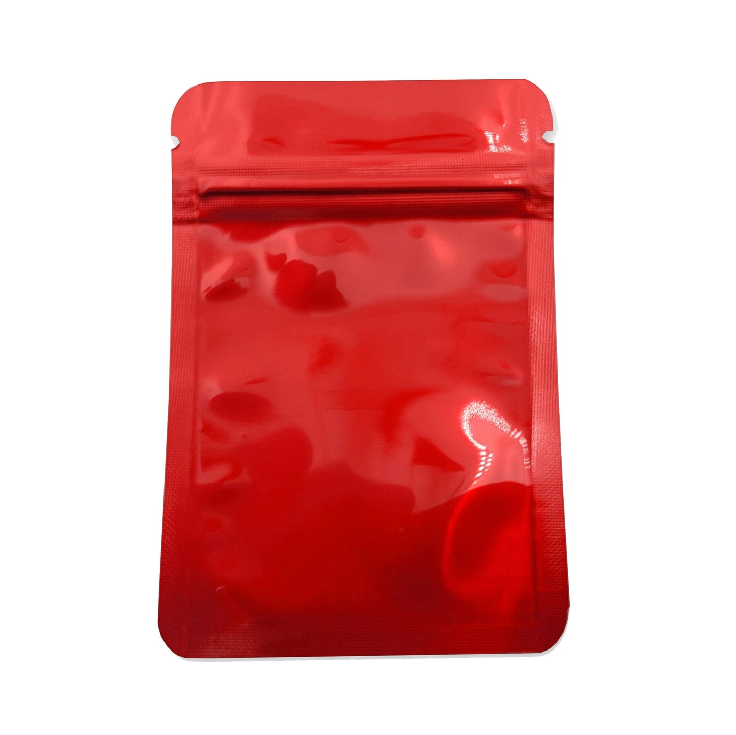 Red / Single Unit (Less Than Pack Qty) Shiny Series Smell Proof Bag (1 gram) 4.3" x 2.9"