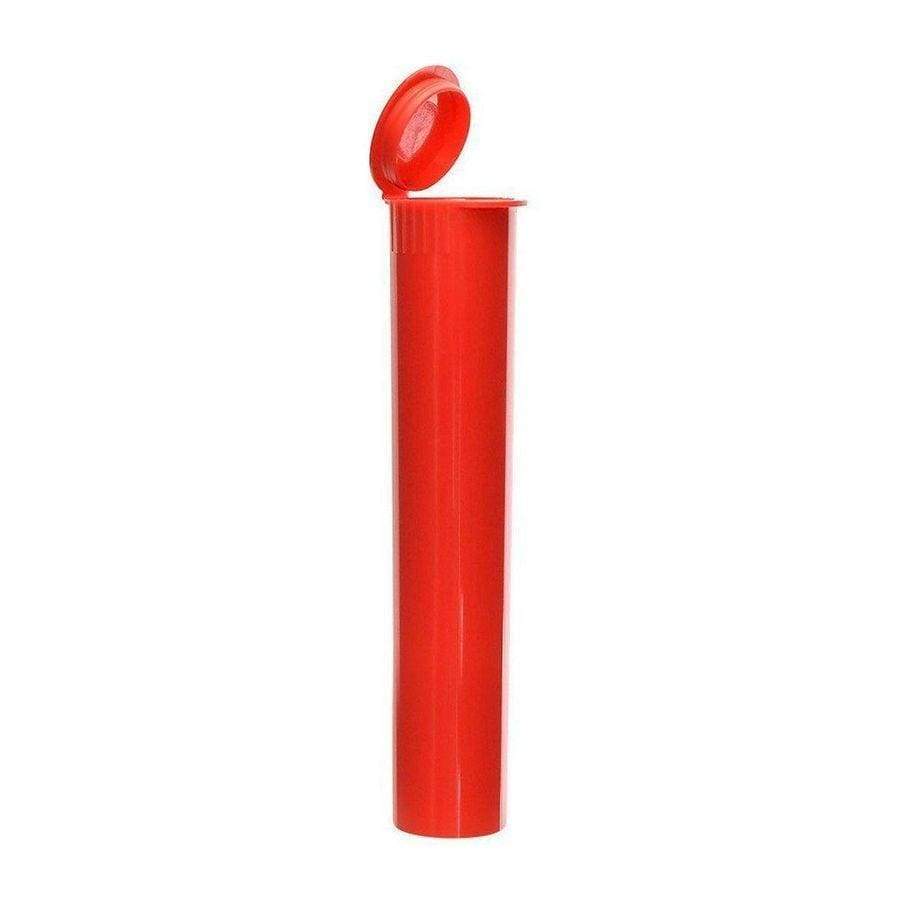 Red Squeeze Top Child-Resistant Pre-Roll Tube | 94mm