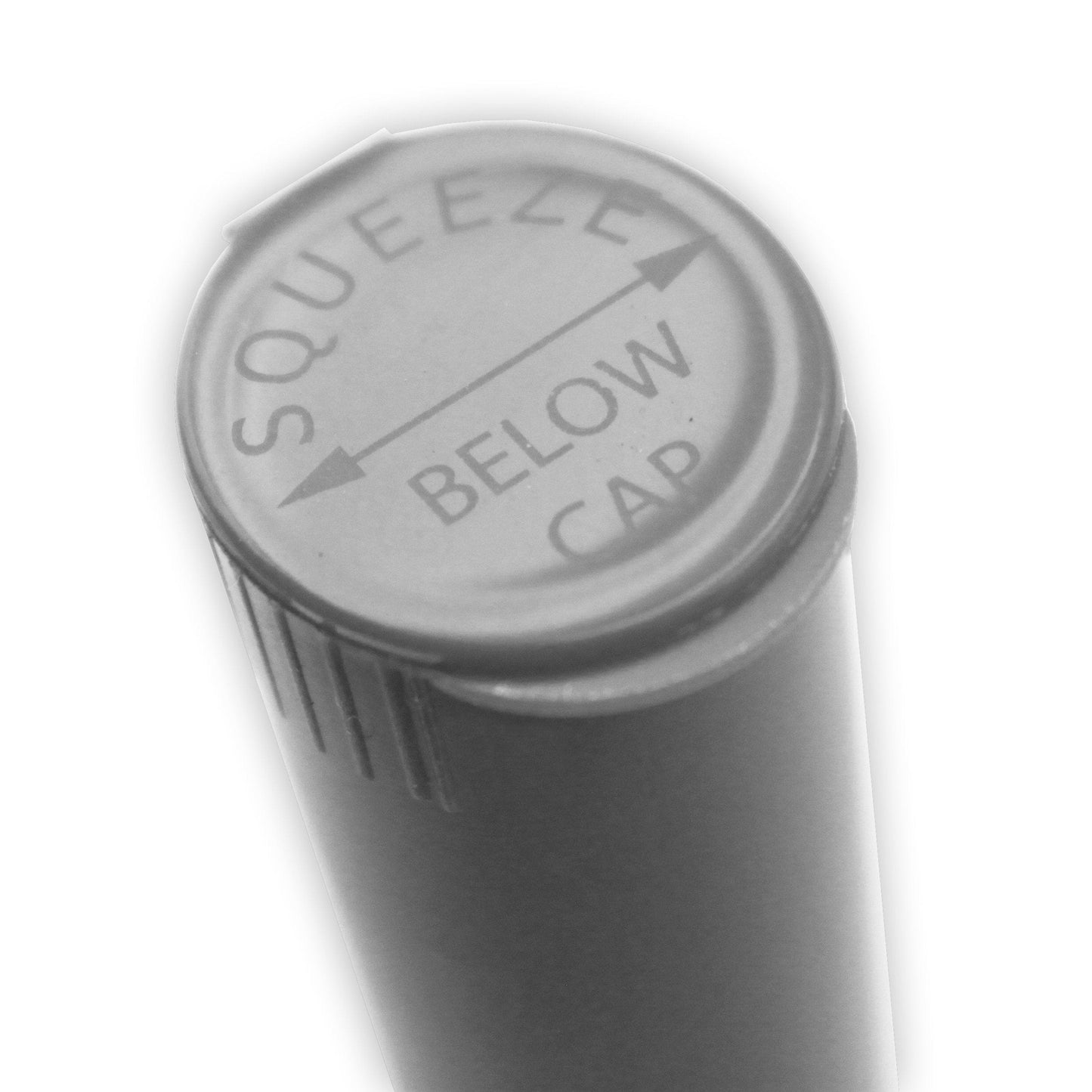 Silver / Single Unit (Less Than Box) Clearance Squeeze Top Child-Resistant Pre-Roll Tube | 78 mm