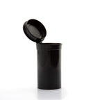Single Unit (Less Than Box Qty) / Black Child-Resistant 19 Dram Pop Top Bottle