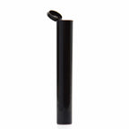 Single Unit (Less Than Box Qty) / Black Grand Puff Squeeze Pop Top Plastic Tube