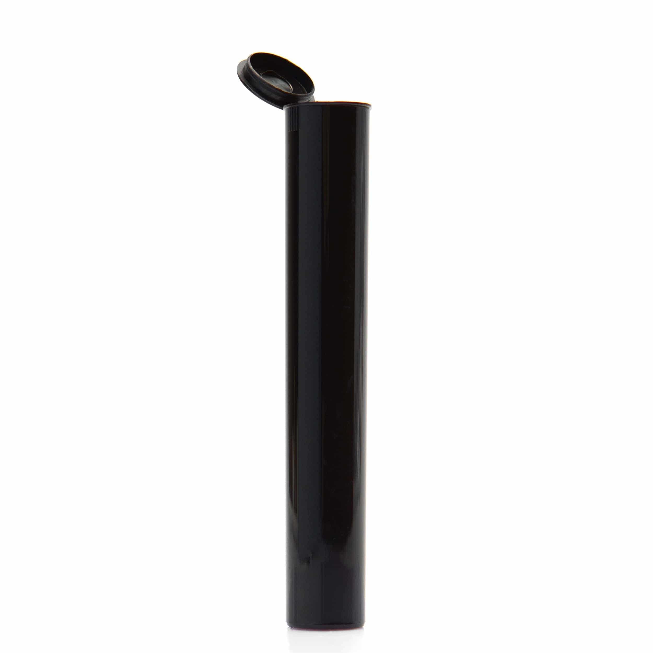 Single Unit (Less Than Box Qty) / Black Grand Puff Squeeze Pop Top Plastic Tube
