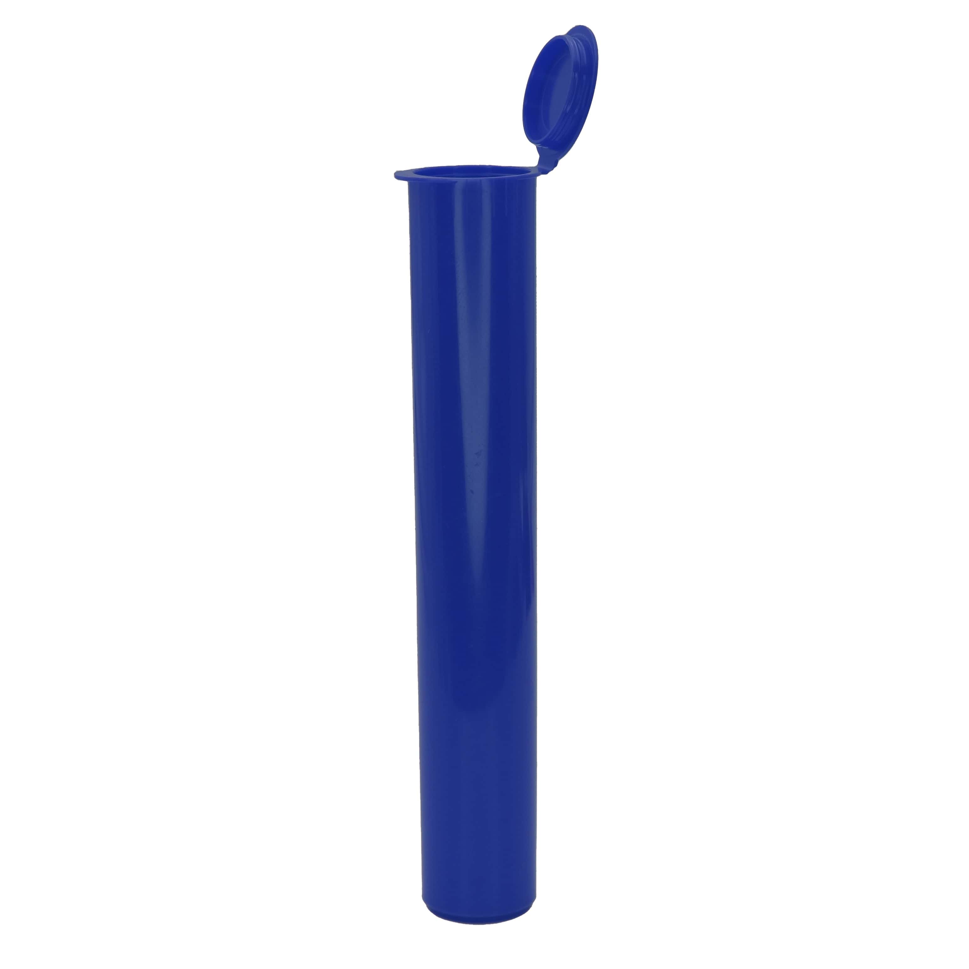Single Unit (Less Than Box Qty) / Blue Premium Squeeze Top Child Resistant Pre-Roll Tube | 116 mm