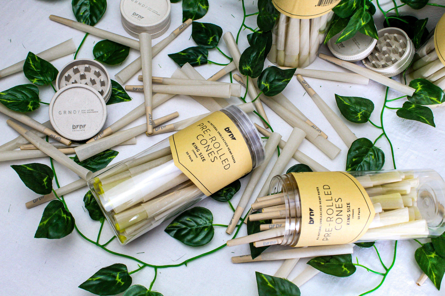 Single Unit (Less Than Box Qty) BRNRLab King Size Pre-Rolls (109mm / 26mm filter) | 50 Pack