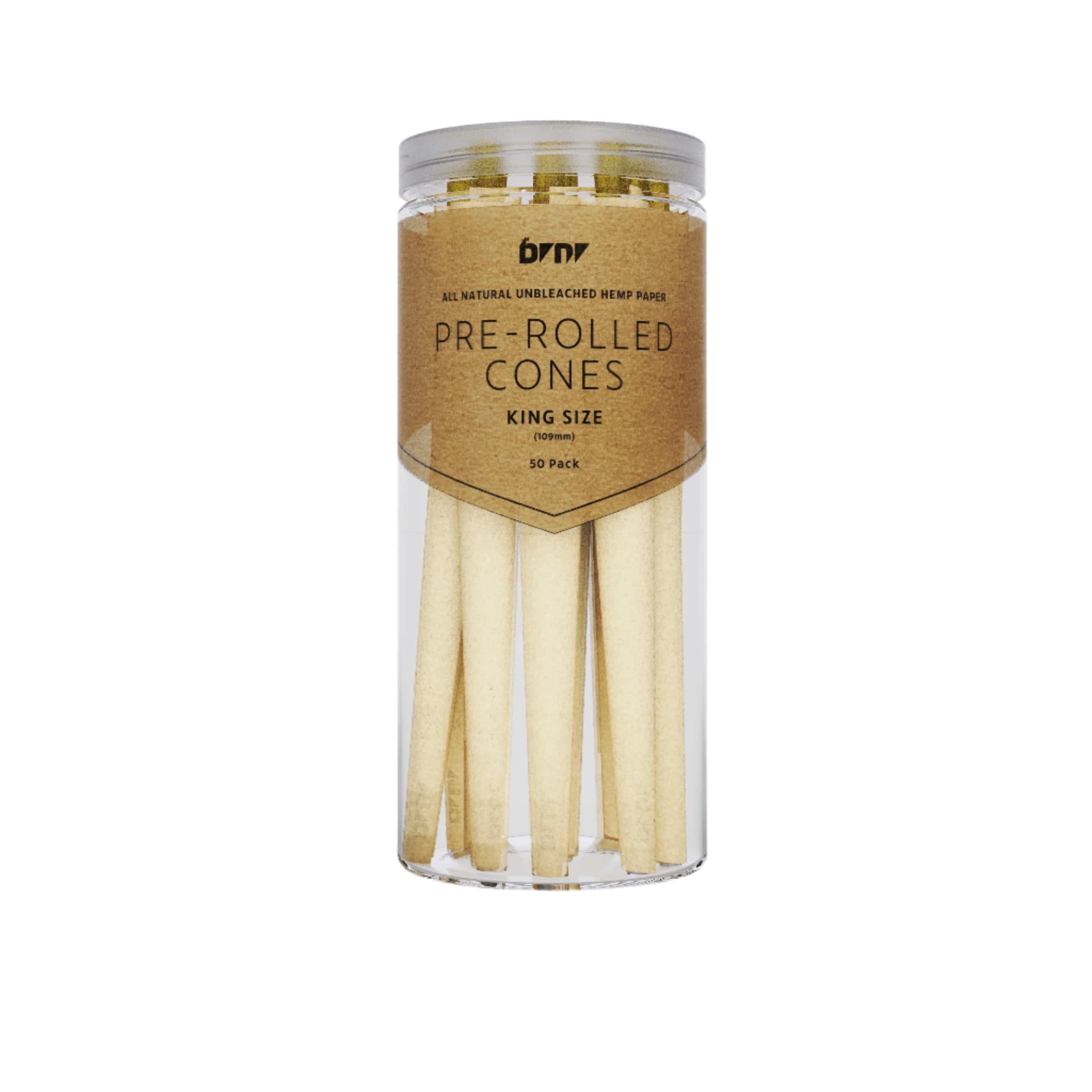 Single Unit (Less Than Box Qty) BRNRLab King Size Pre-Rolls (109mm / 26mm filter) | 50 Pack