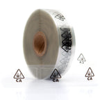Single Unit (Less Than Box Qty) / Clear California Die Cut Universal THC! Symbol Labels