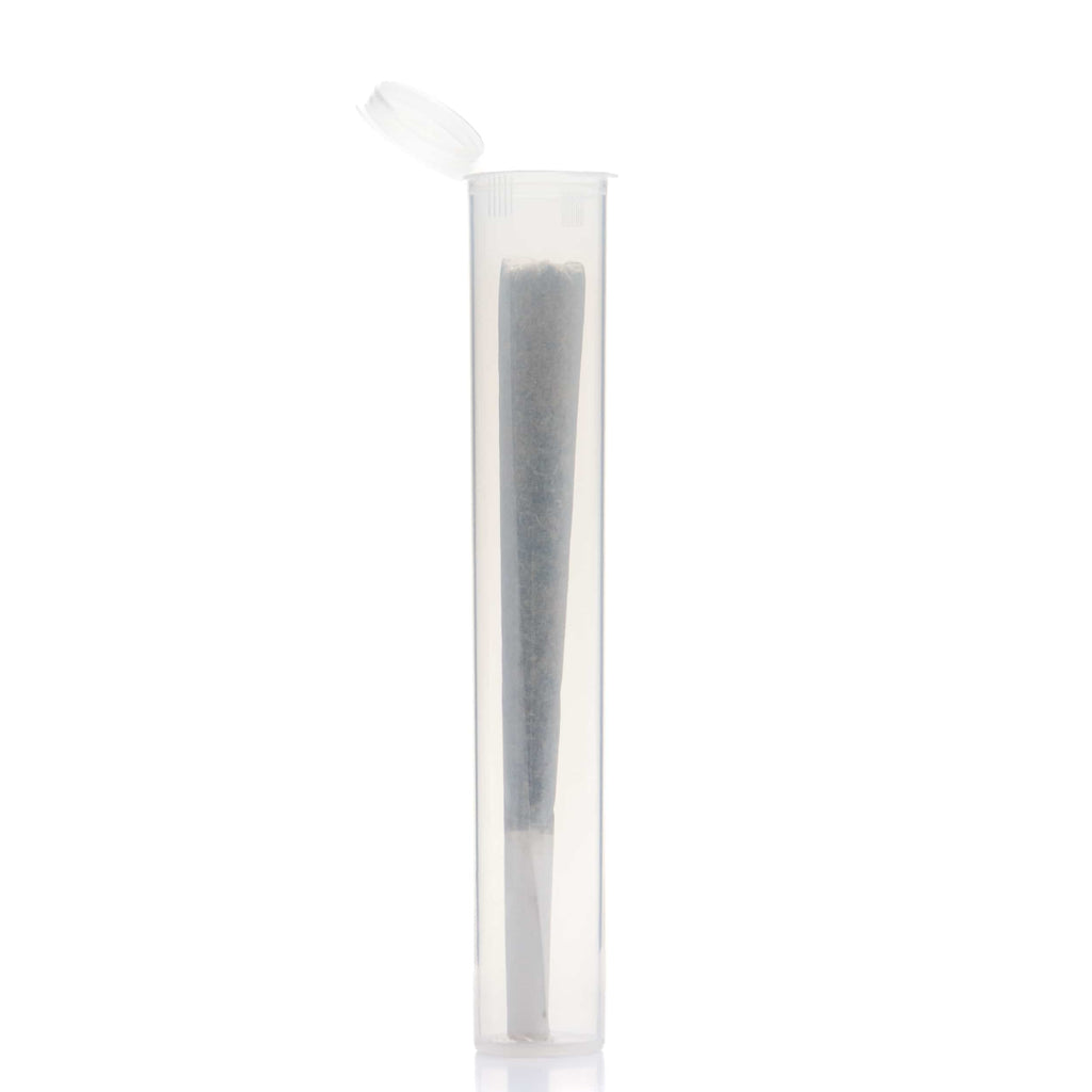 Single Unit (Less Than Box Qty) / Clear Grand Puff Squeeze Pop Top Plastic Tube