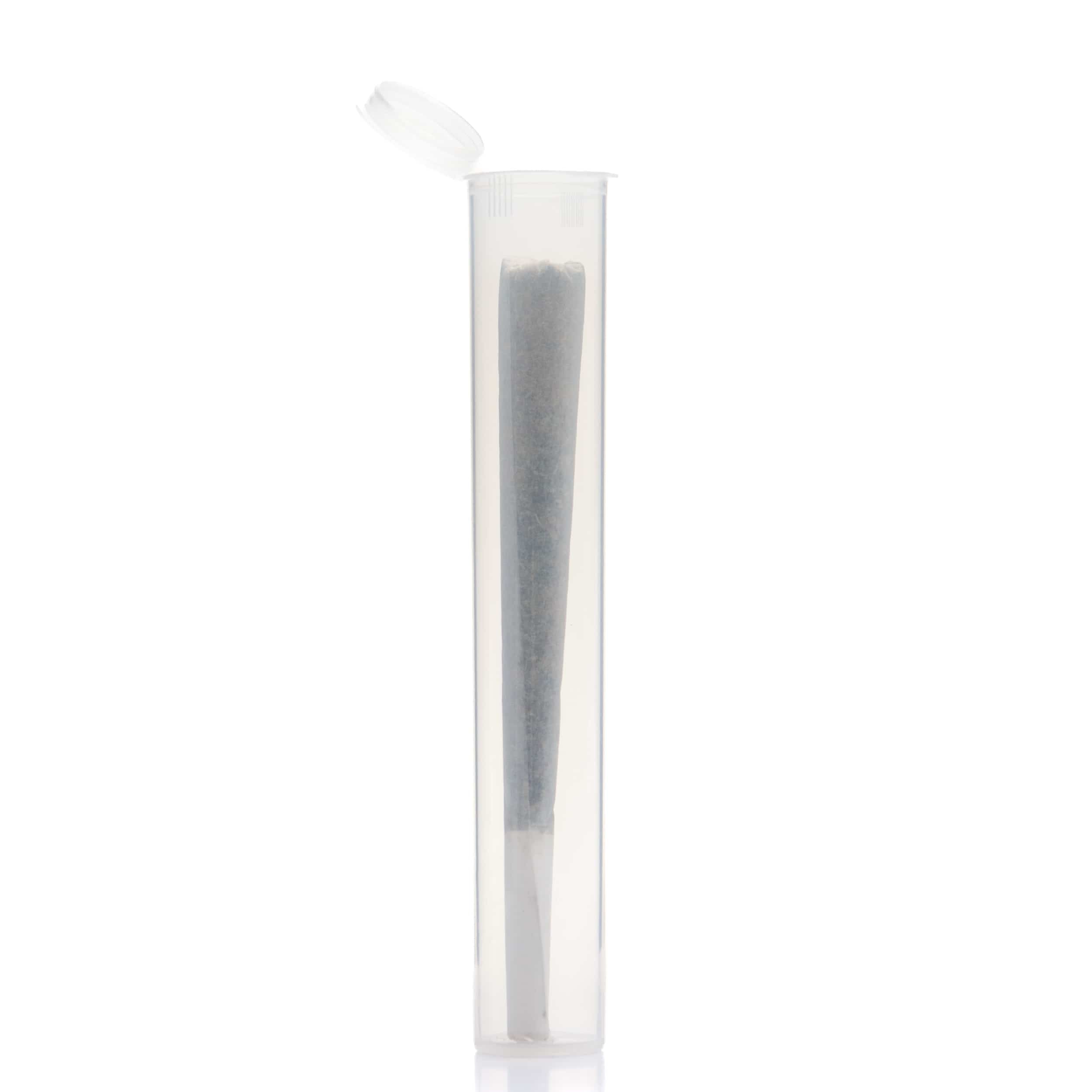 Single Unit (Less Than Box Qty) / Clear Grand Puff Squeeze Pop Top Plastic Tube