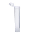 Single Unit (Less Than Box Qty) / Clear Grand Puff® Squeeze Pop Top Plastic Tube | 73mm