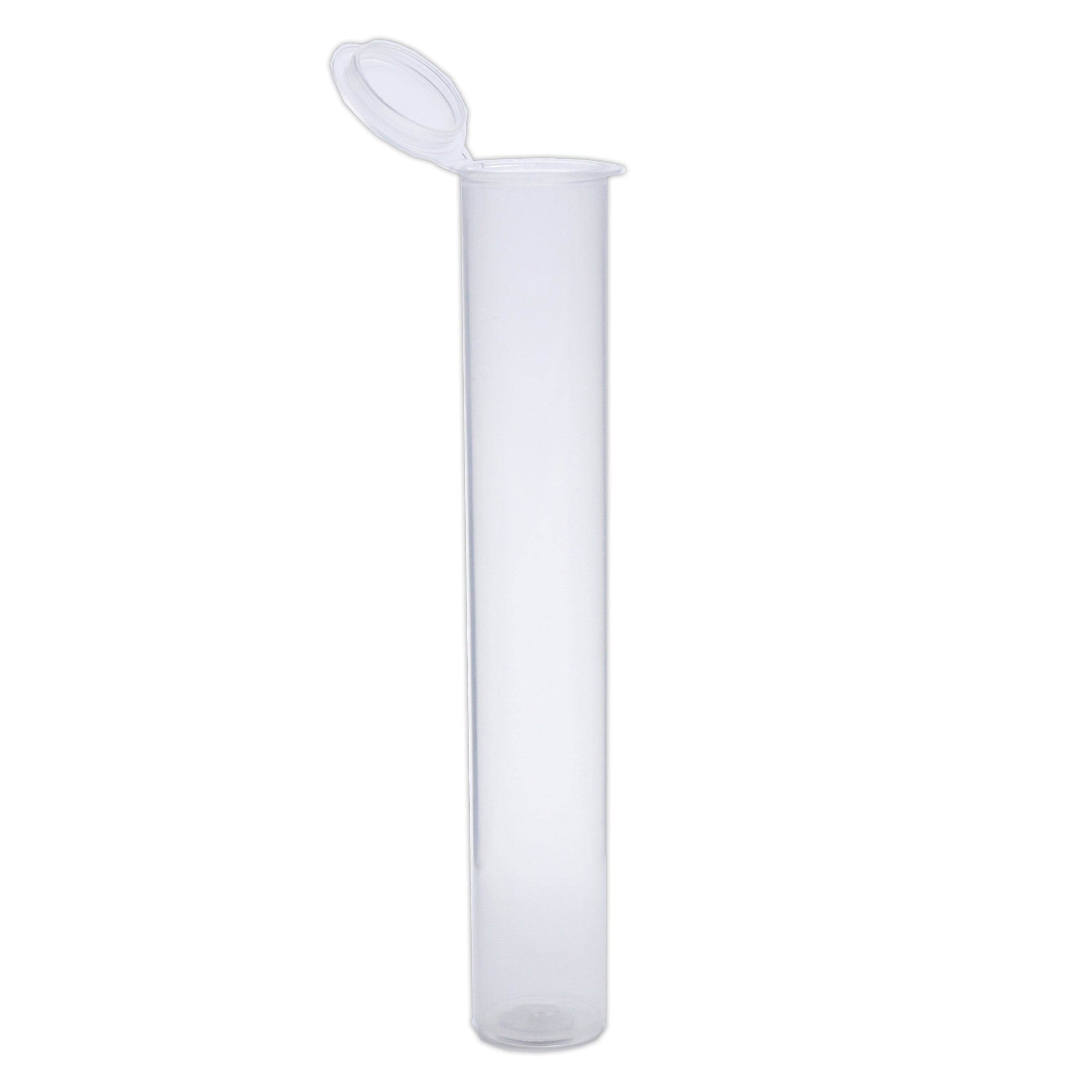 Single Unit (Less Than Box Qty) / Clear Premium Squeeze Top Child Resistant Pre-Roll Tube | 116 mm