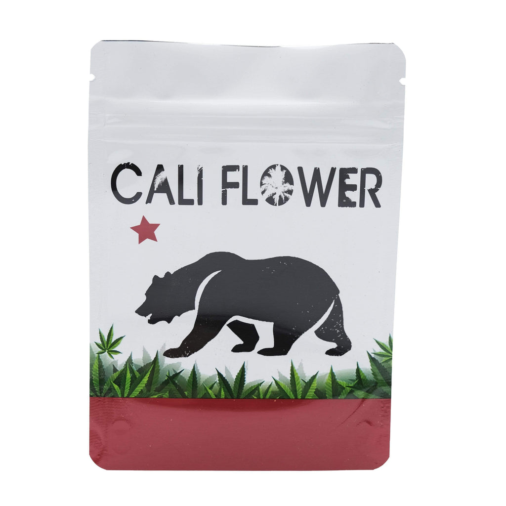 Single Unit (Less Than Box Qty) / Default Title 10-Pack Cali Flower Smell Proof Mylar Bag | 1/8th ounce to 1/4th ounce