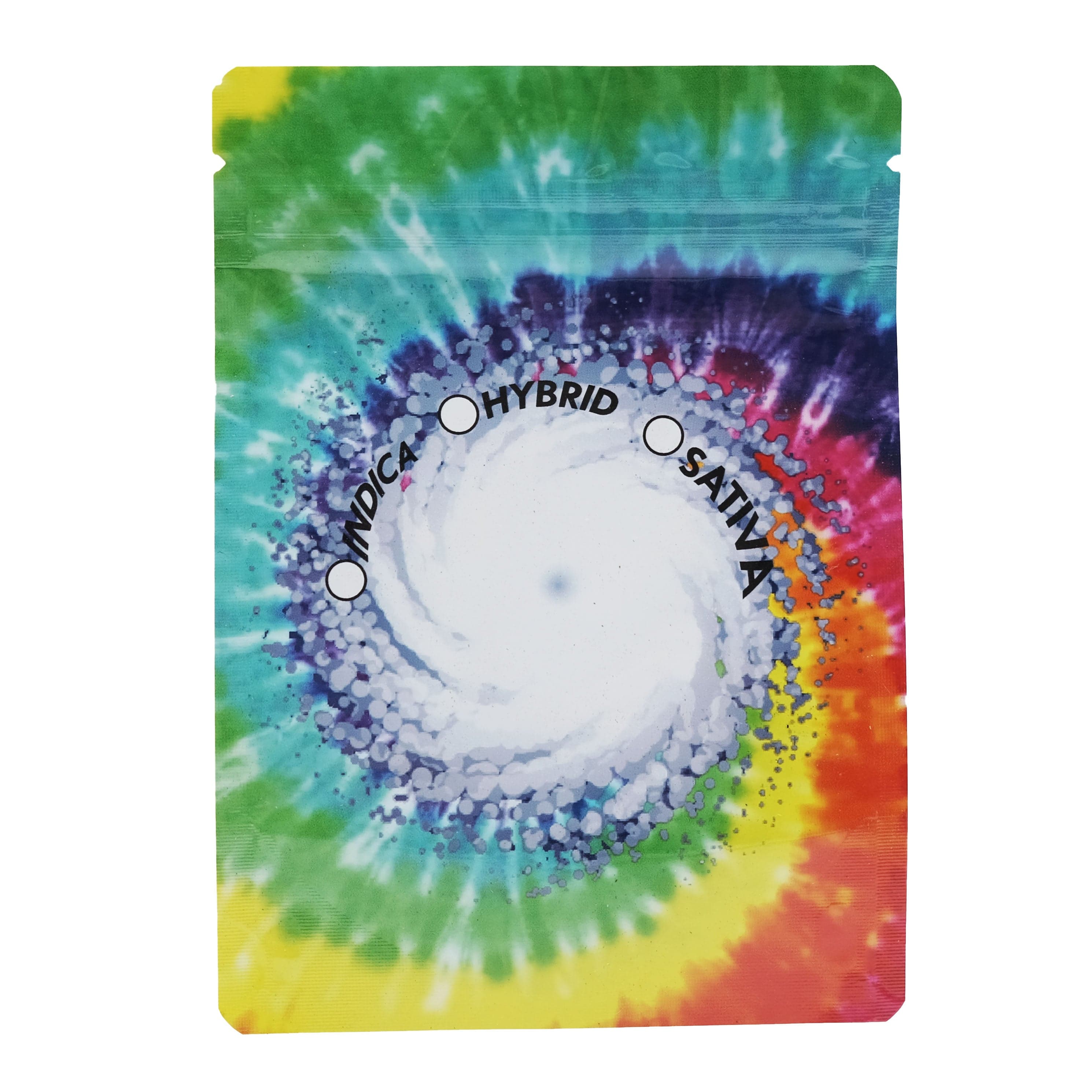 Single Unit (Less Than Box Qty) / Default Title 10-Pack Tie Dye Smell Proof Mylar Bag | 1/8th ounce to 1/4th ounce