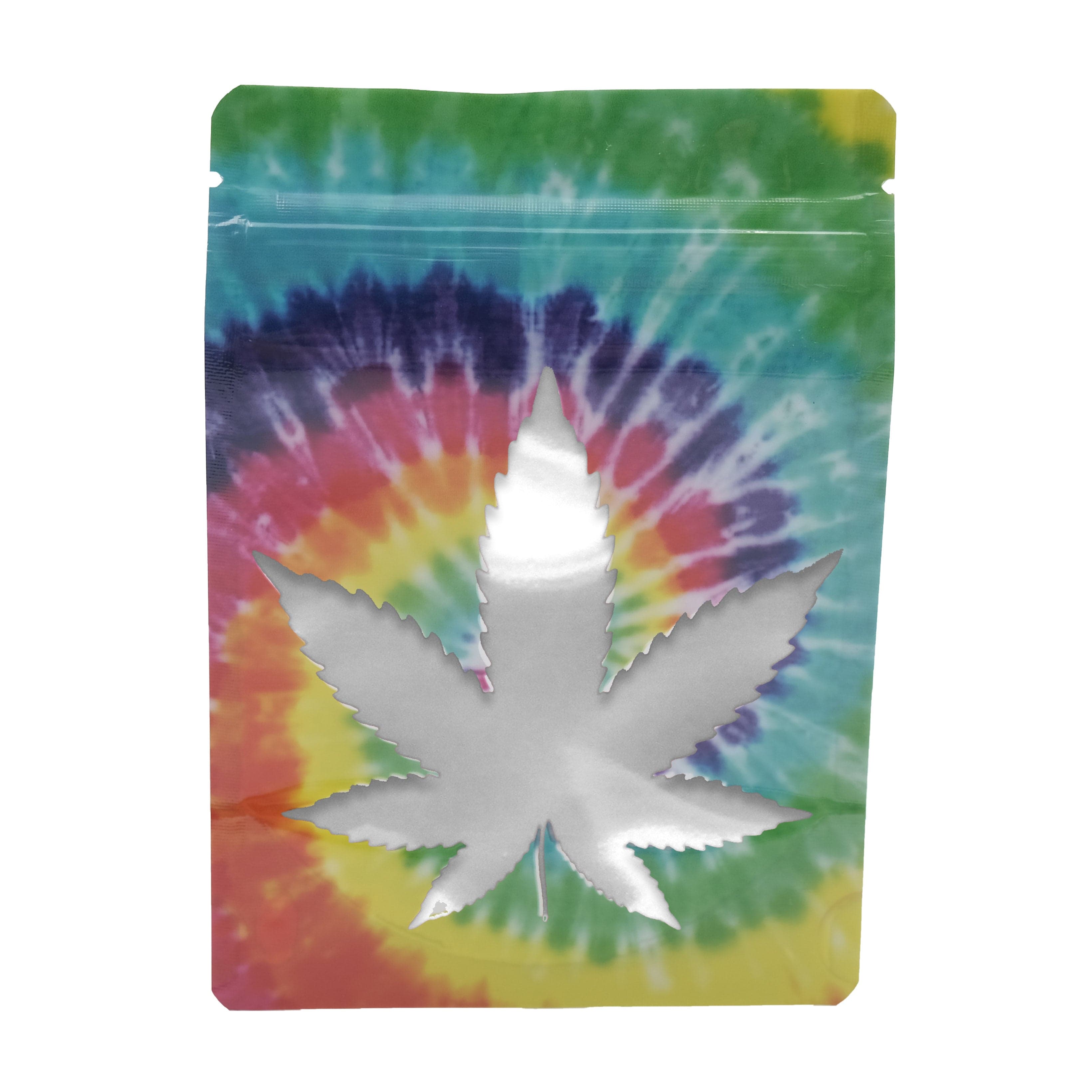 Single Unit (Less Than Box Qty) / Default Title 10-Pack Tie Dye Smell Proof Mylar Bag | 1/8th ounce to 1/4th ounce