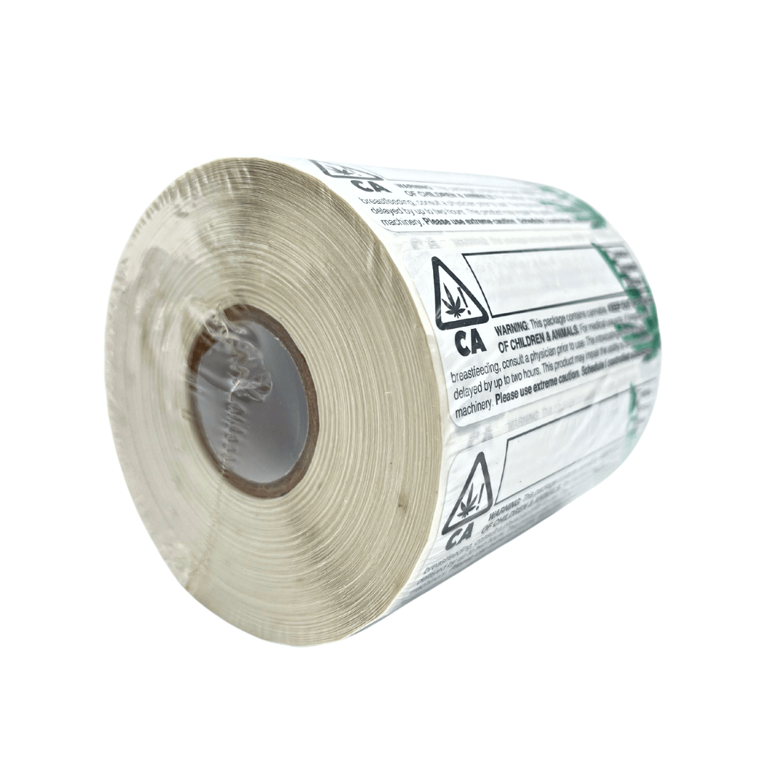 Single Unit (Less Than Box Qty) / Default Title California Compliance Strain Labels with Leaf