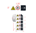Single Unit (Less Than Box Qty) / Default Title New York Cannabis & THC Horizontal Compliance Labels (Roll of 1,000)