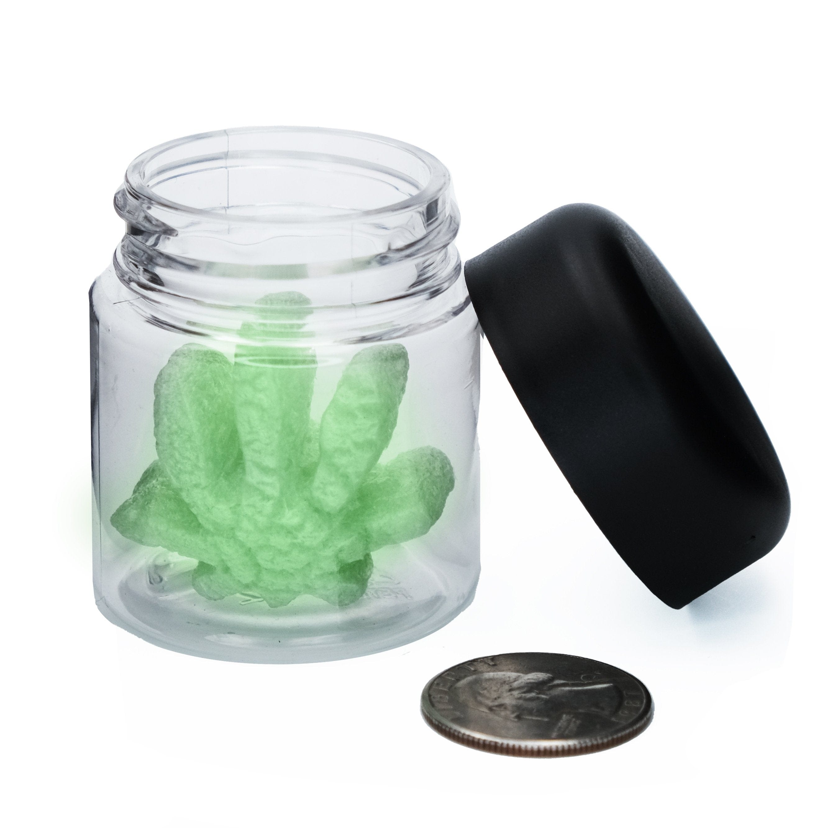 Single Unit (Less Than Box Qty) eBottles PET Child-Resistant Straight Sided Jar |  1 gram