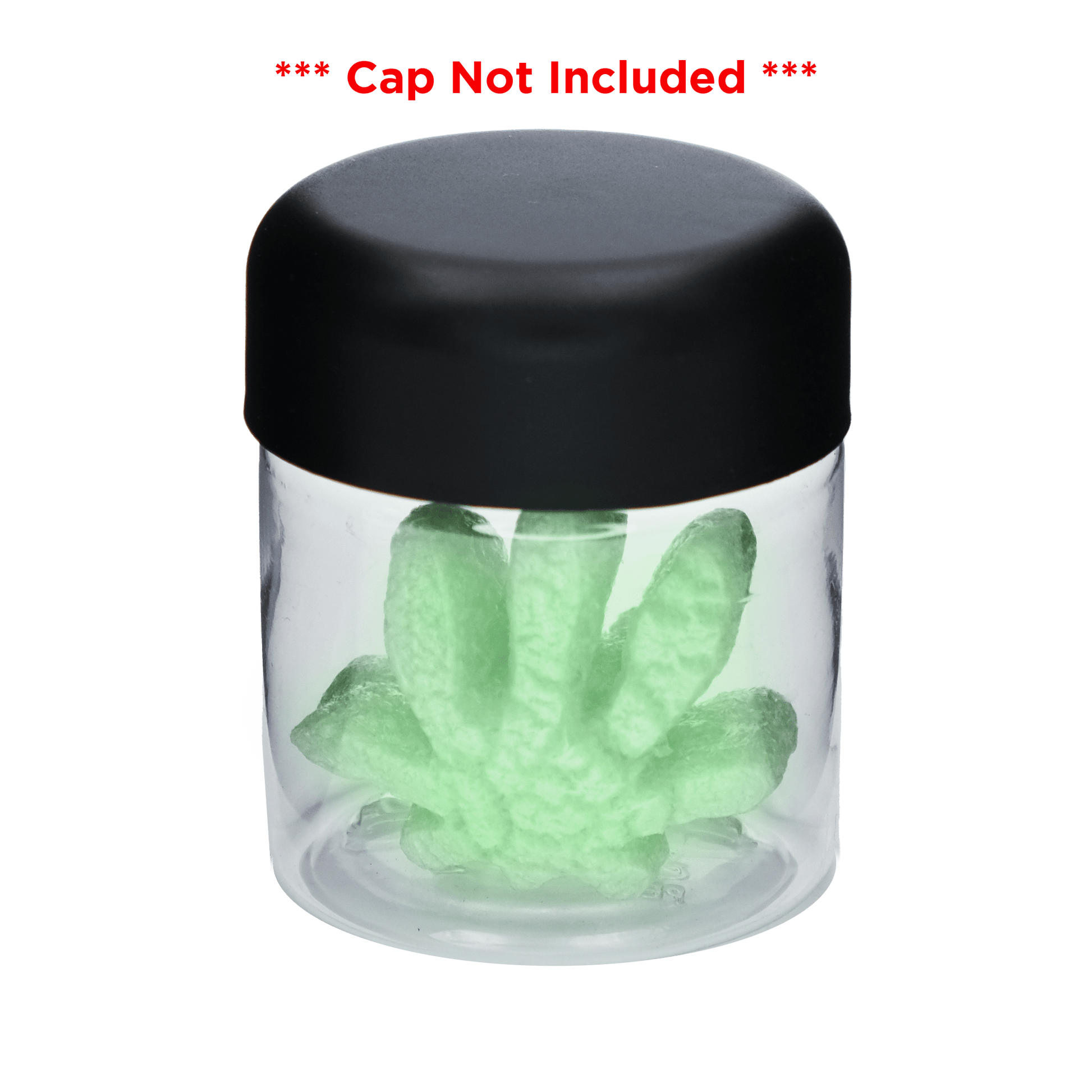 Single Unit (Less Than Box Qty) eBottles PET Child-Resistant Straight Sided Jar |  1 gram