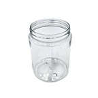 Single Unit (Less Than Box Qty) eBottles PET Child-Resistant Straight Sided Jar | 10 oz