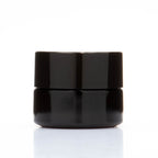 Single Unit (Less Than Box Qty) Grand Puff™ 5ml - 7ml Violet Glass Concentrate Jar with Matching Glossy Cap