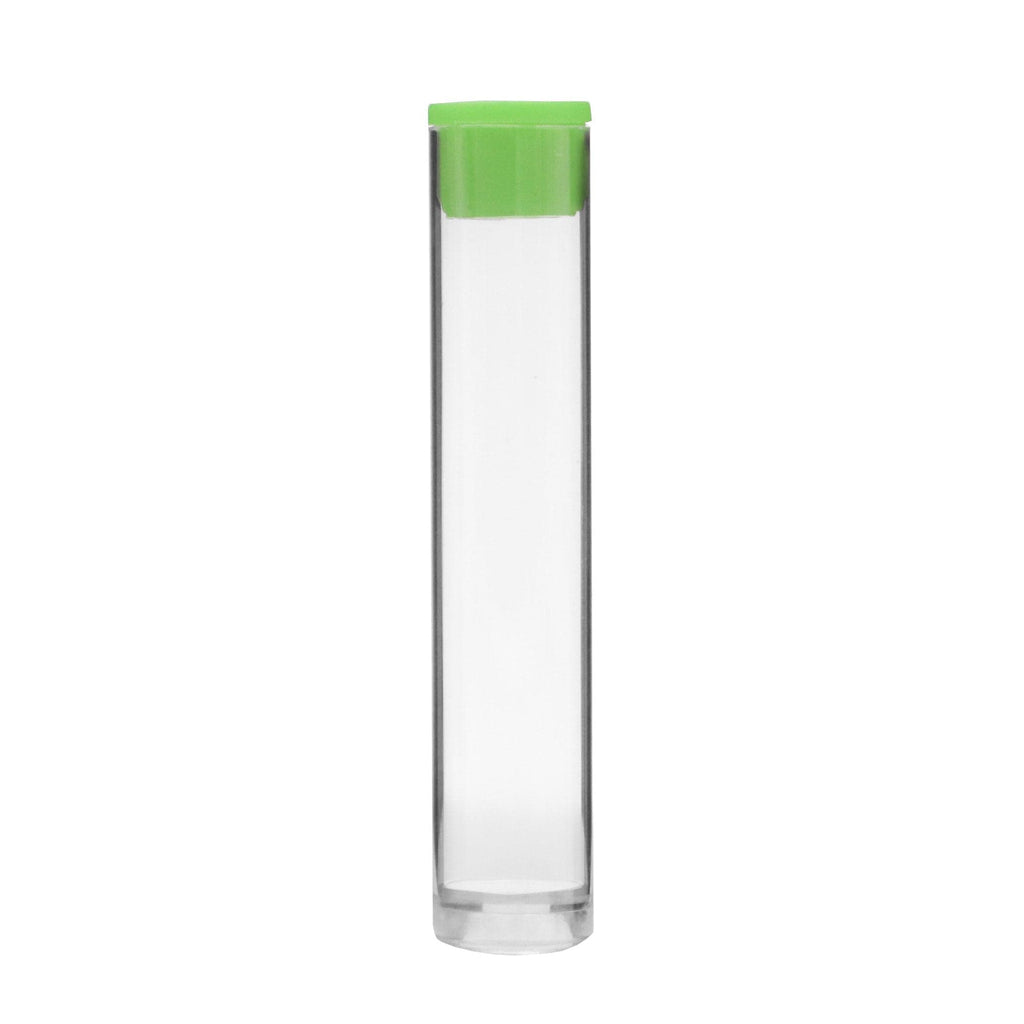 Single Unit (Less Than Box Qty) / Green Plastic Tubes for Cartridges 13mm x 85mm