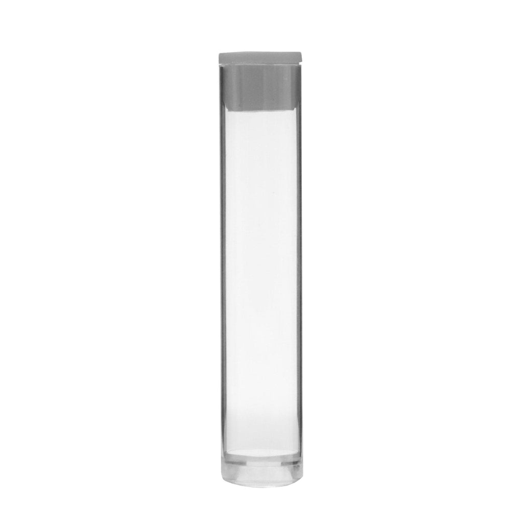 Single Unit (Less Than Box Qty) / Grey Plastic Tubes for Cartridges 13mm x 85mm