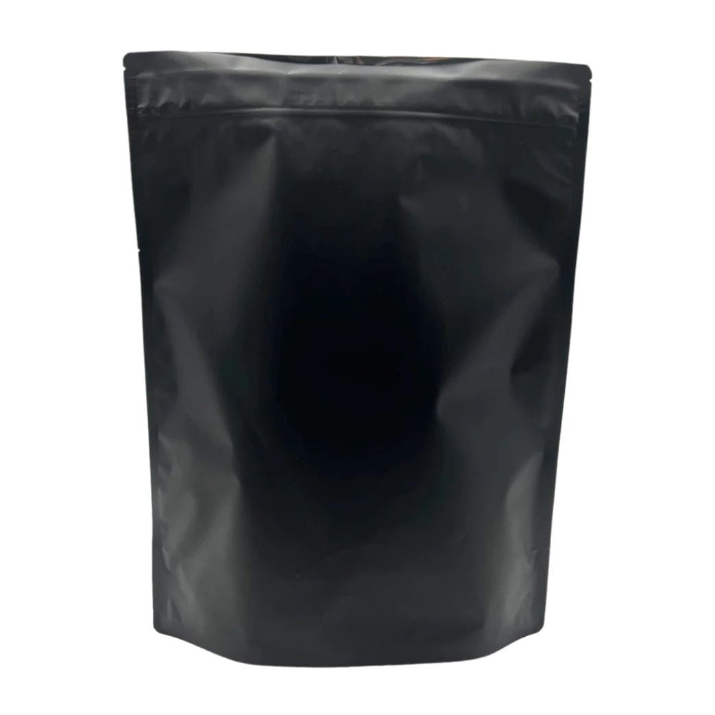 Single Unit (Less Than Box Qty) / Matte Black Bag King Child-Resistant Opaque Mylar Bag | 1 lb