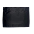 Single Unit (Less Than Box Qty) / Matte Black Bag King Large Child-Resistant Opaque Mylar Exit Bag | 1/2 lb | 9 x 12 in
