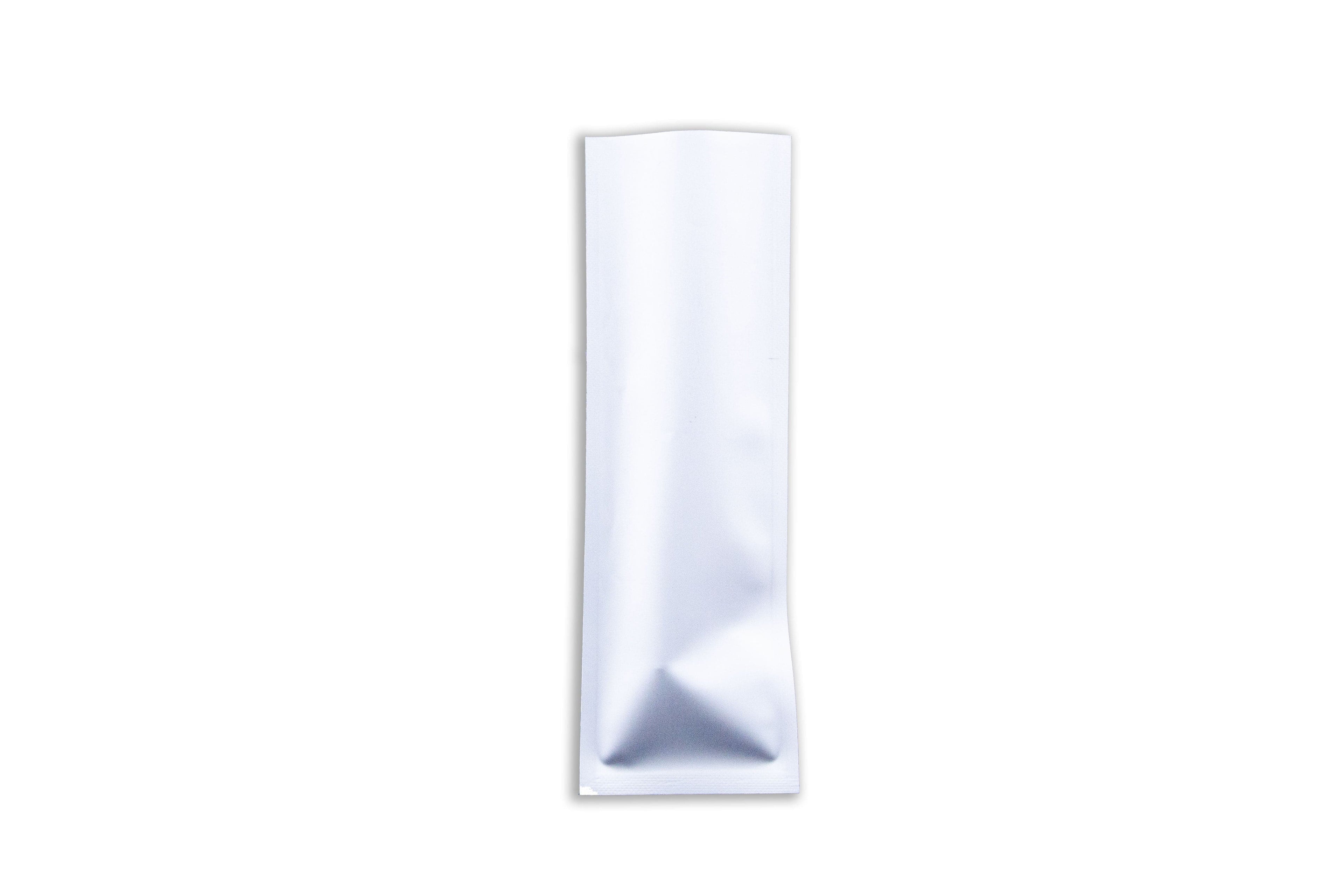 Single Unit (Less Than Box Qty) / Matte White Bag King Single Use Heat Seal Mylar Bag
