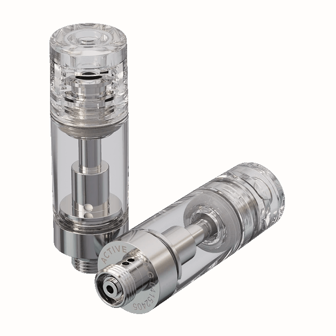 Single Unit (Less Than Box Qty) / Plastic Barrel - Clear ACTIVE™ EZ Click XL Glass Plus Cartridge