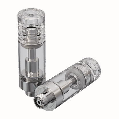Single Unit (Less Than Box Qty) / Plastic Barrel - Clear ACTIVE™ EZ Click XL Glass Plus Cartridge