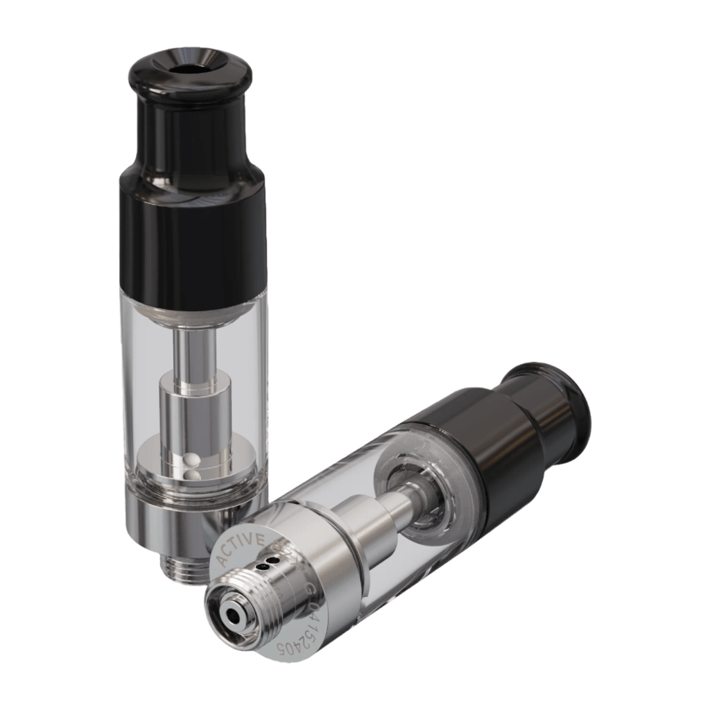 Single Unit (Less Than Box Qty) / Plastic Bottle Top - Black ACTIVE™ EZ Click XL Glass Plus Cartridge