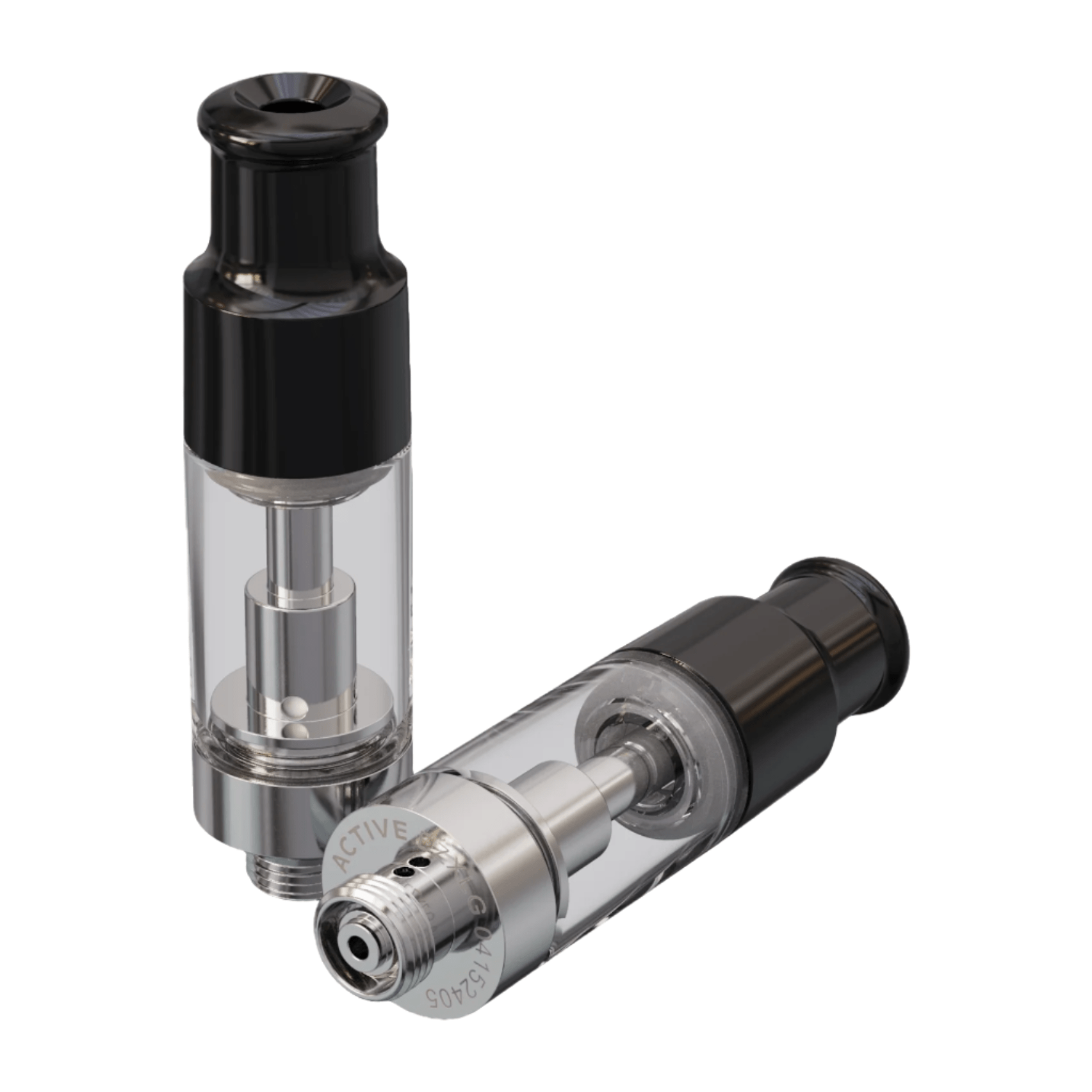 Single Unit (Less Than Box Qty) / Plastic Bottle Top - Black ACTIVE™ EZ Click XL Glass Plus Cartridge