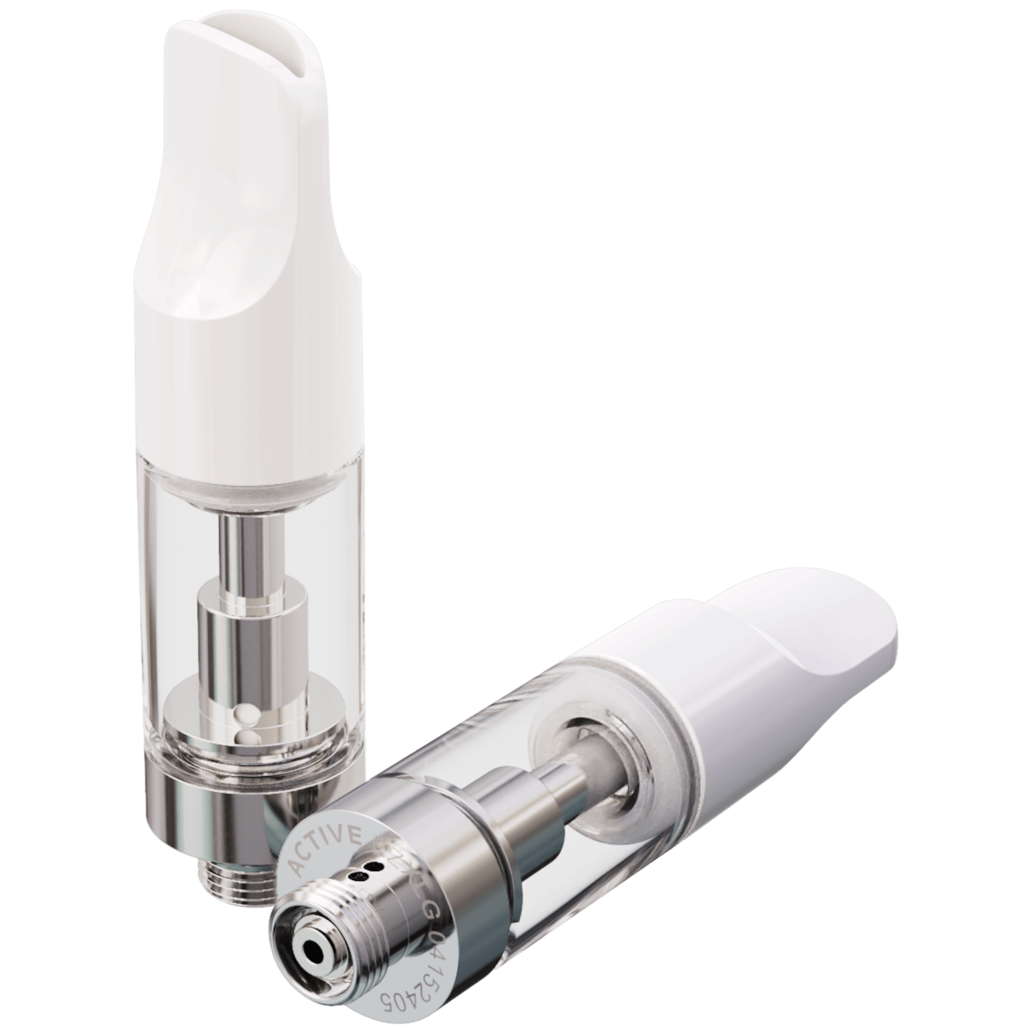 Single Unit (Less Than Box Qty) / Plastic Duckbill - White ACTIVE EZ Click™ XL Glass Plus Cartridge