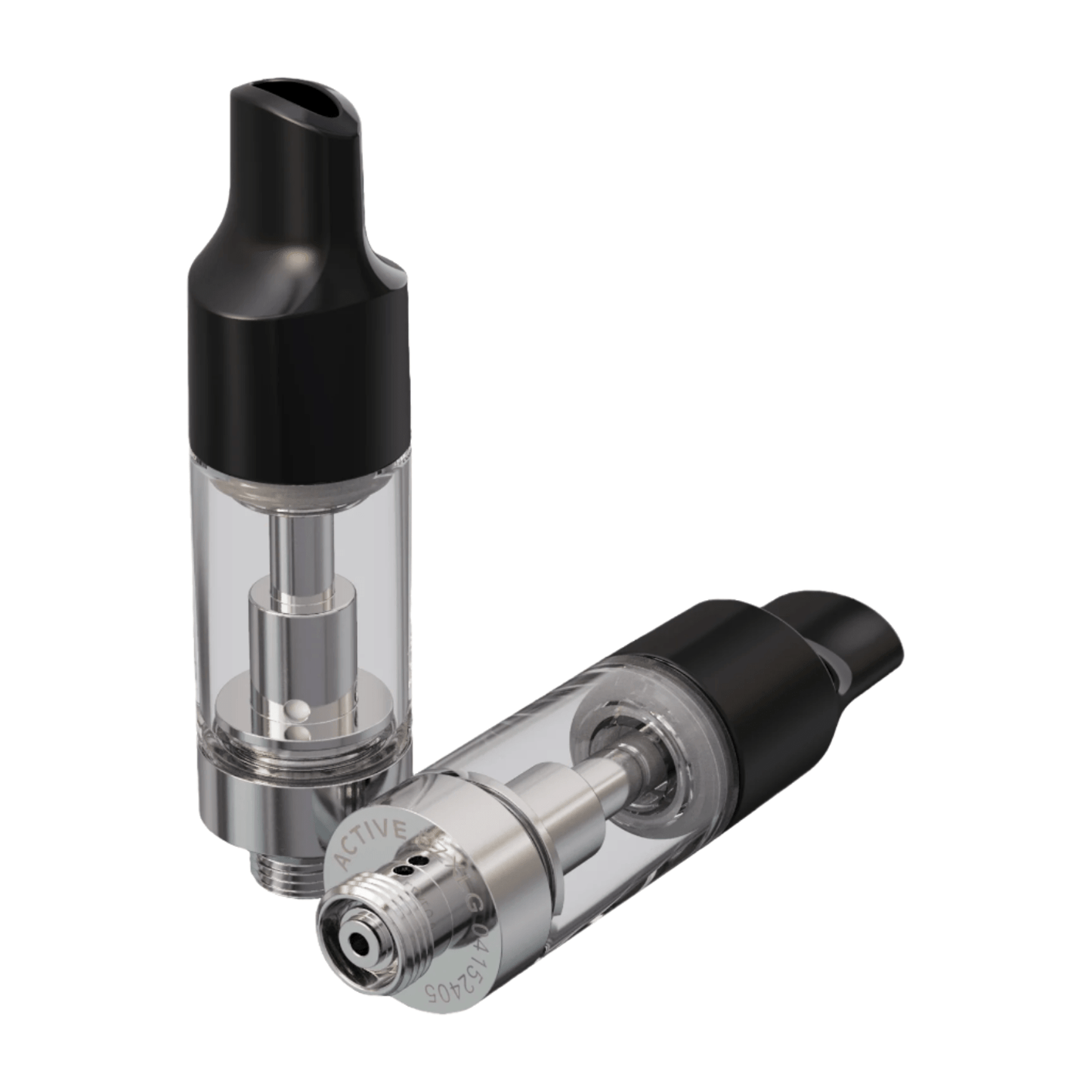 Single Unit (Less Than Box Qty) / Plastic Ellipse - Black ACTIVE™ EZ Click XL Glass Plus Cartridge