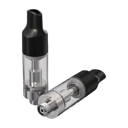 Single Unit (Less Than Box Qty) / Plastic Ellipse - Black ACTIVE™ EZ Click XL Glass Plus Cartridge
