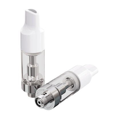 Single Unit (Less Than Box Qty) / Plastic Ellipse - White ACTIVE™ EZ Click XL Glass Plus Cartridge