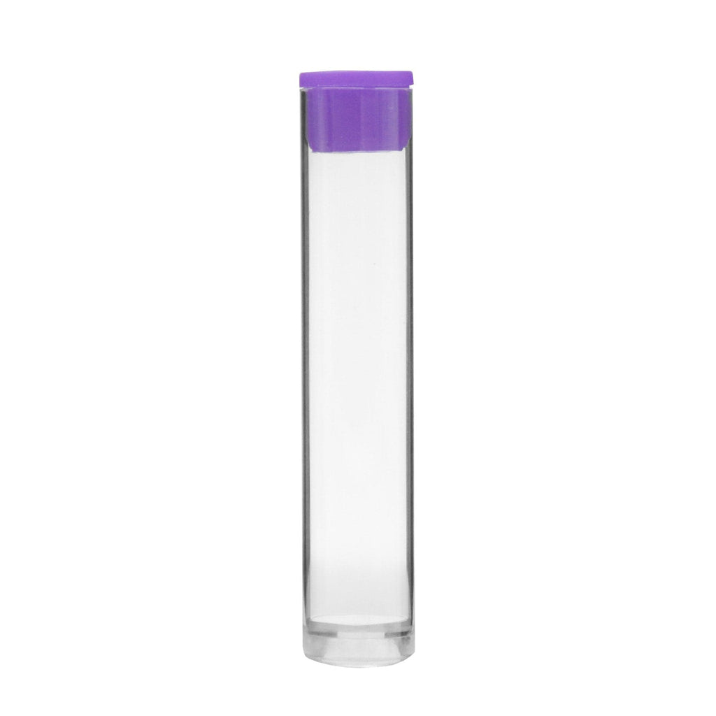 Single Unit (Less Than Box Qty) / Purple Plastic Tubes for Cartridges 13mm x 85mm