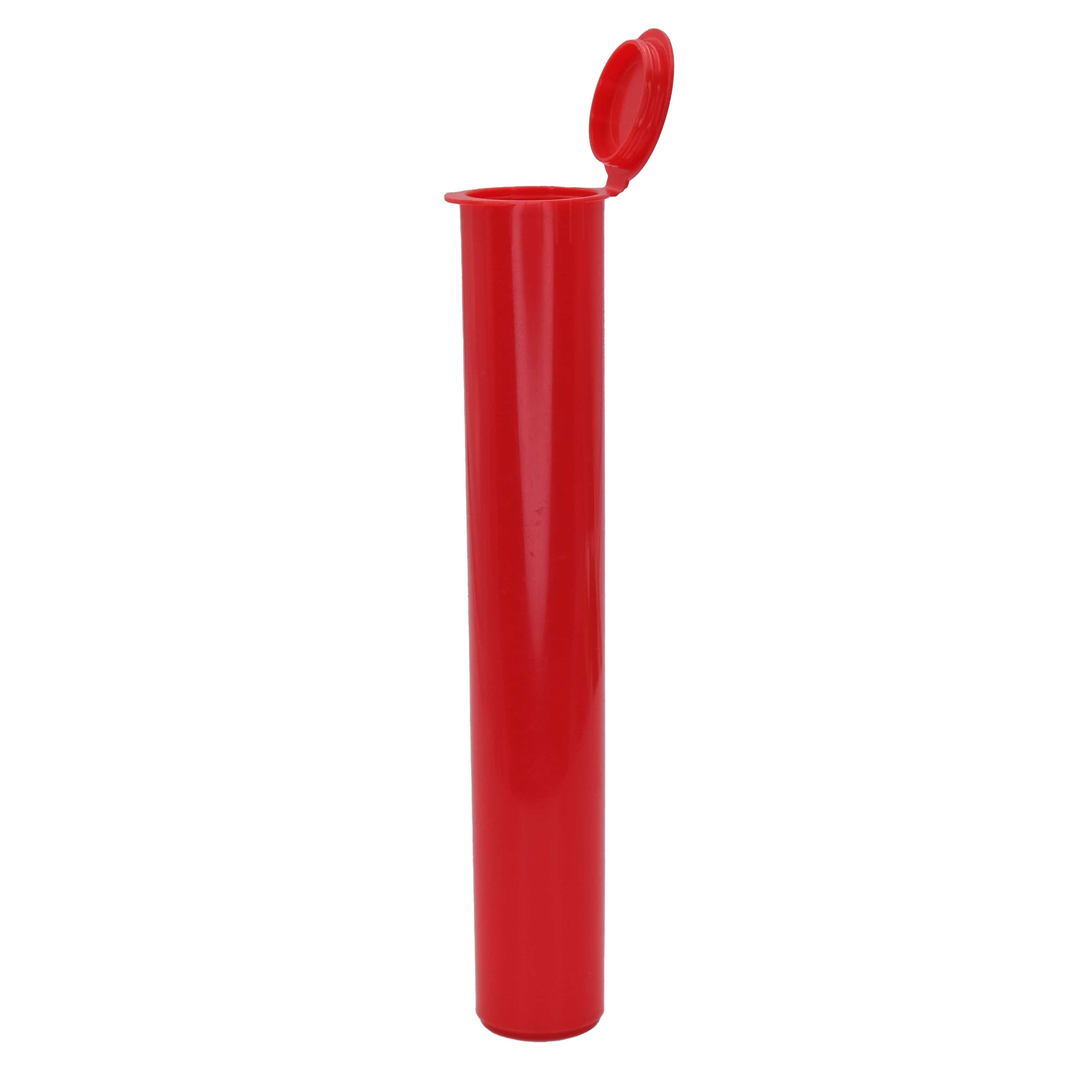 Single Unit (Less Than Box Qty) / Red Premium Squeeze Top Child Resistant Pre-Roll Tube | 116 mm