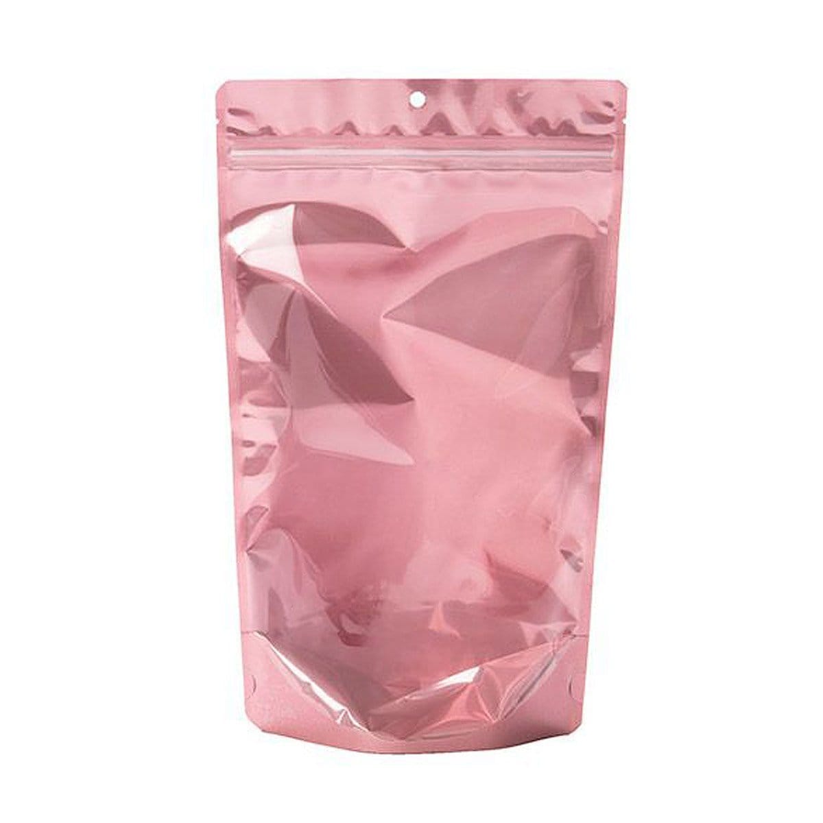 Single Unit (Less Than Box Qty) / Rose gold Stand Up Zipper Bag (1 Ounce +)