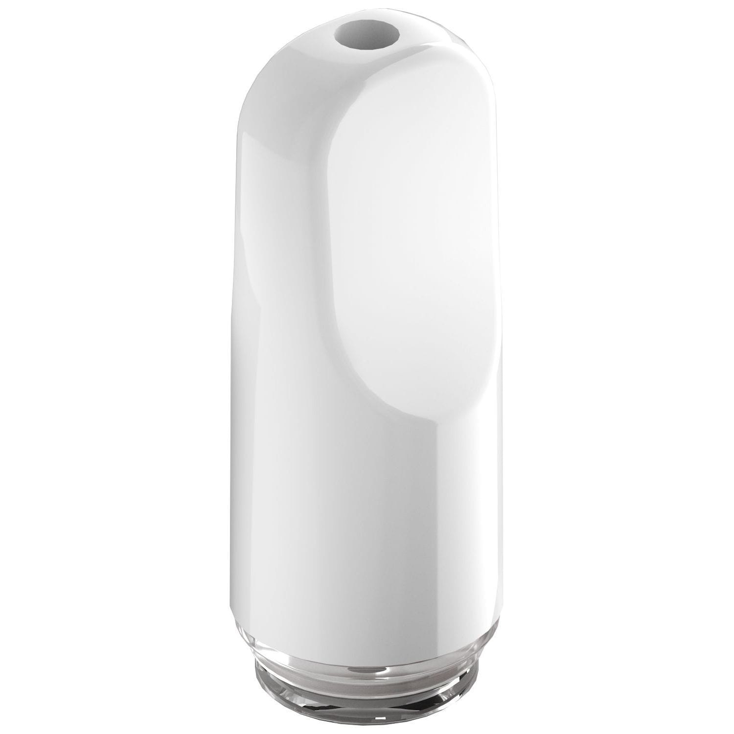 Single Unit (Less Than Box Qty) / White ACTIVE™ Ceramic Flat Mouthpiece (Fits ACTIVE EZ Click™ Cartridges)