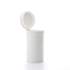 Single Unit (Less Than Box Qty) / White Child-Resistant 19 Dram Pop Top Bottle