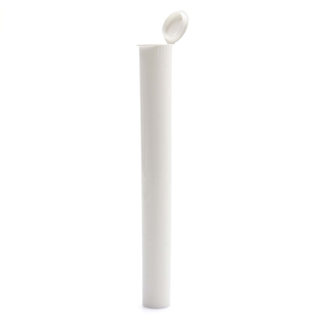 Single Unit (Less Than Box Qty) / White Grand Puff™ 150mm Pop Top Child Resistant Tubes