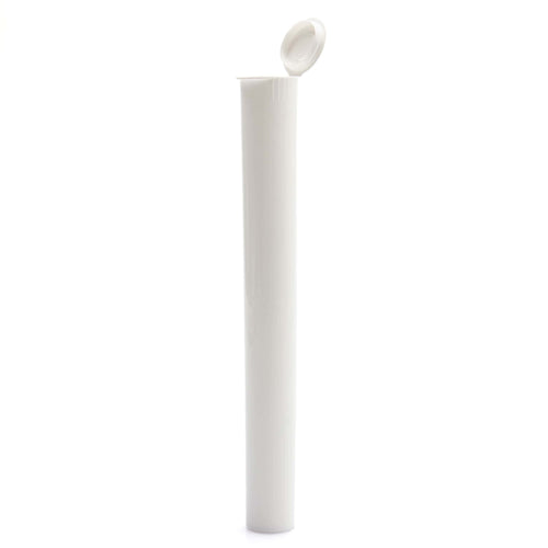 Single Unit (Less Than Box Qty) / White Grand Puff™ 150mm Pop Top Child Resistant Tubes