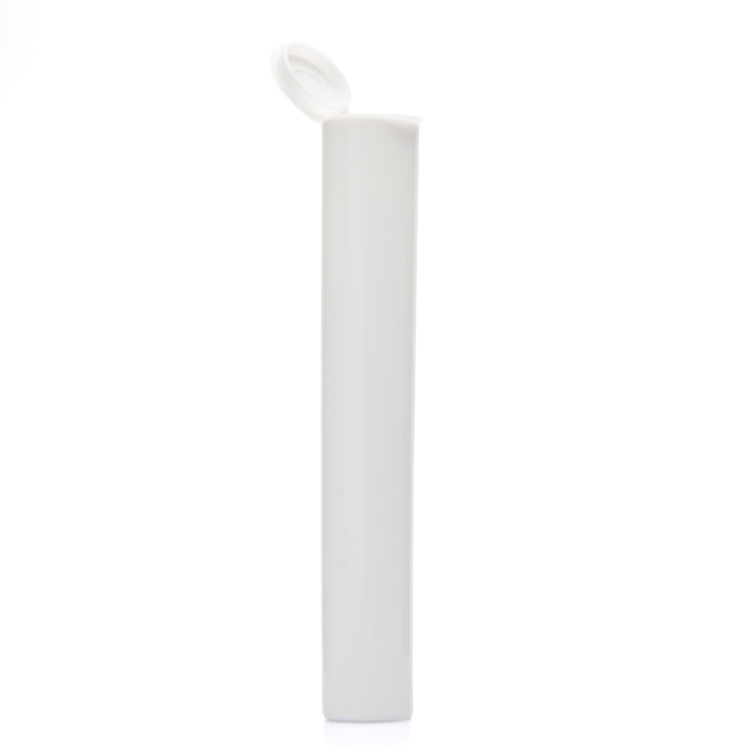 Single Unit (Less Than Box Qty) / White Grand Puff Squeeze Pop Top Plastic Tube